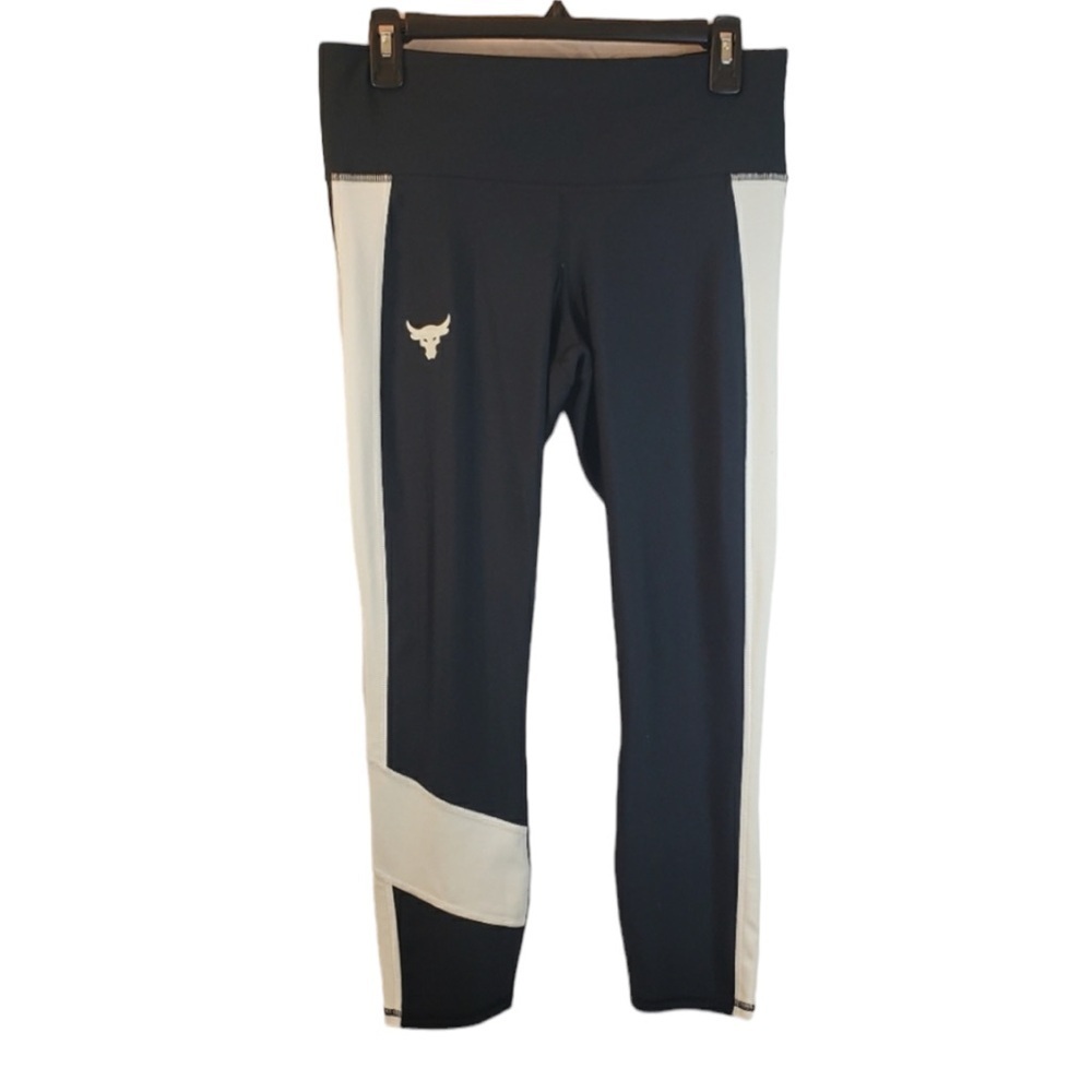 UNDER ARMOUR Project Rock compression Cropped Leggings Size XL